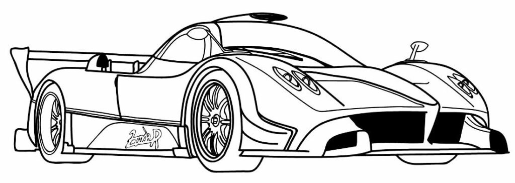 desenhos de carros para colorir 35