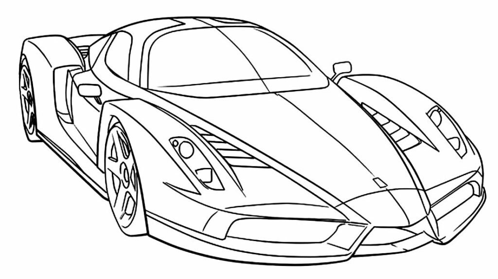 desenhos de carros para colorir 6