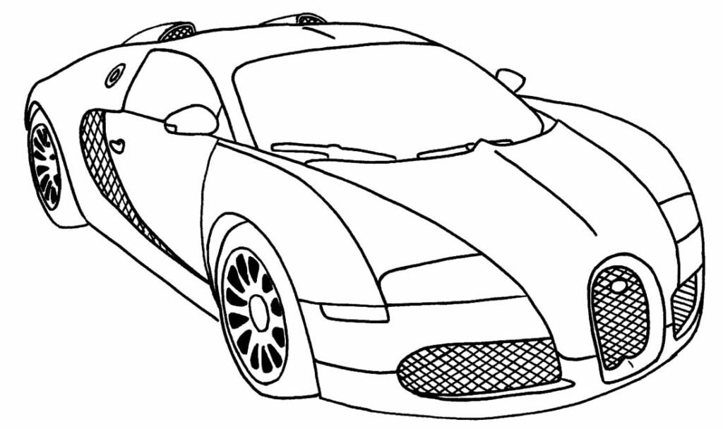 desenhos de carros para colorir 7