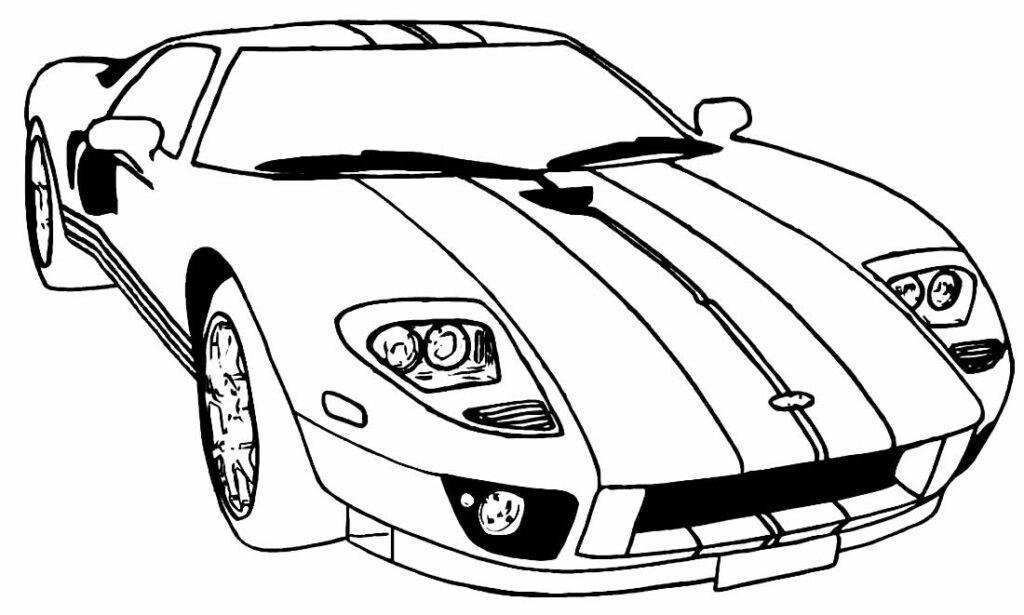 desenhos de carros para colorir 8