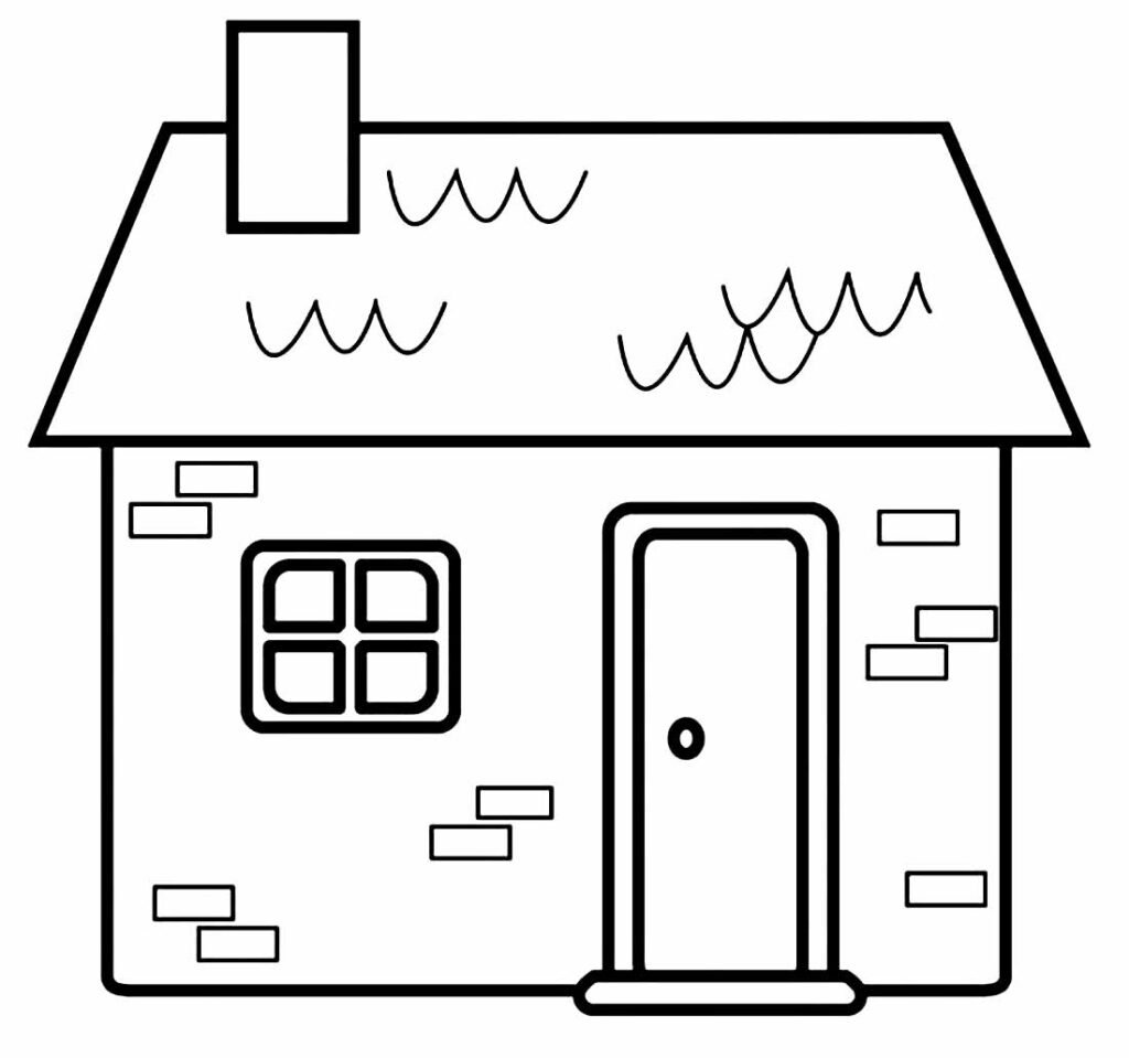 desenhos de casa para colorir 12