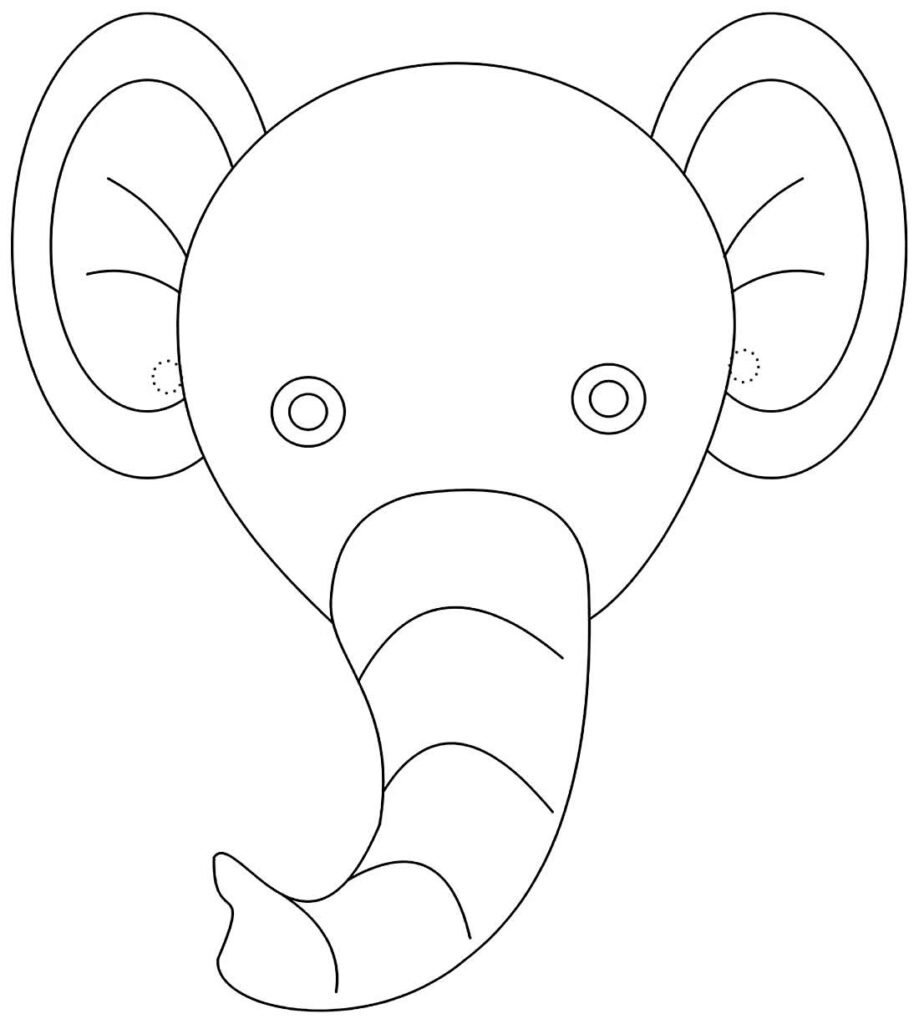 desenhos de elefante para colorir 40