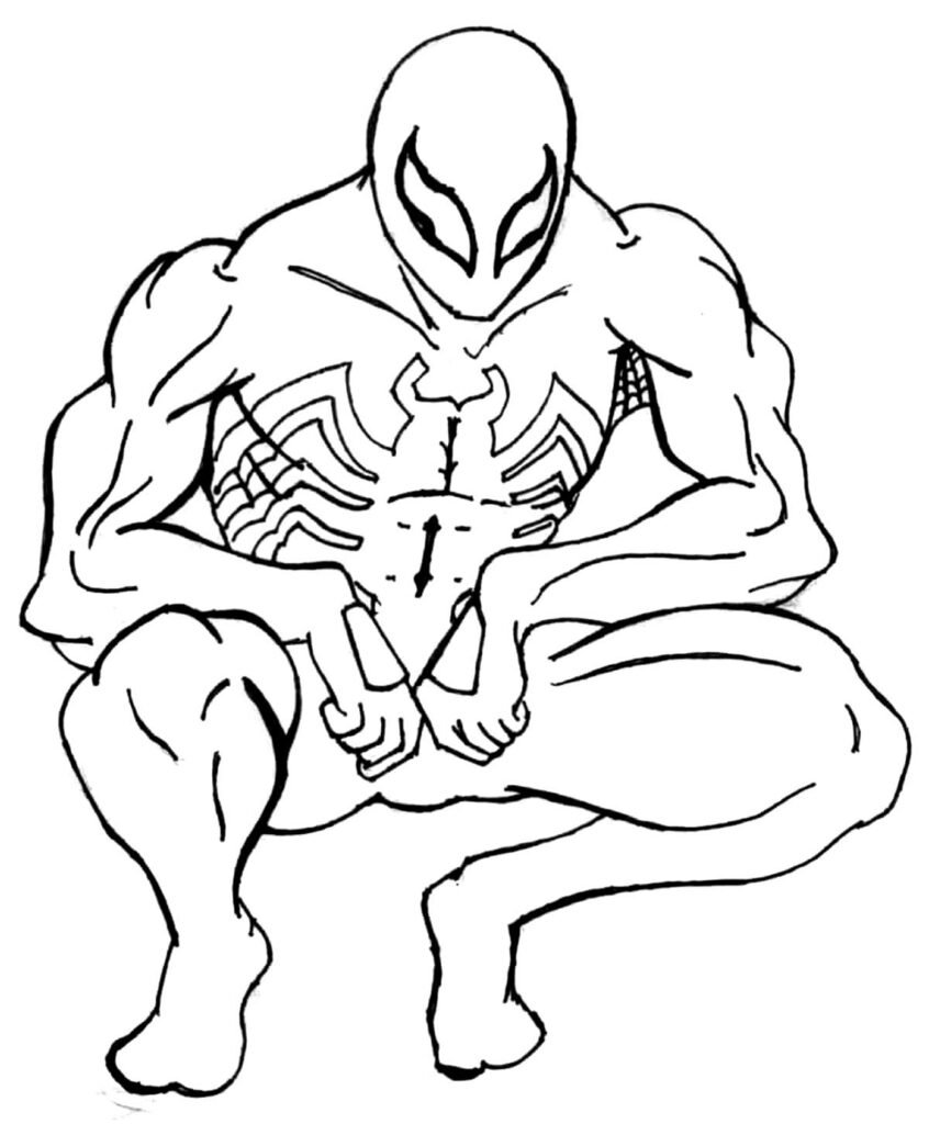 desenhos de homem aranha 5