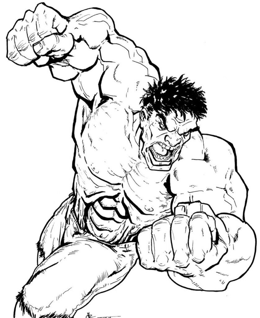 desenhos de hulk para colorir 12