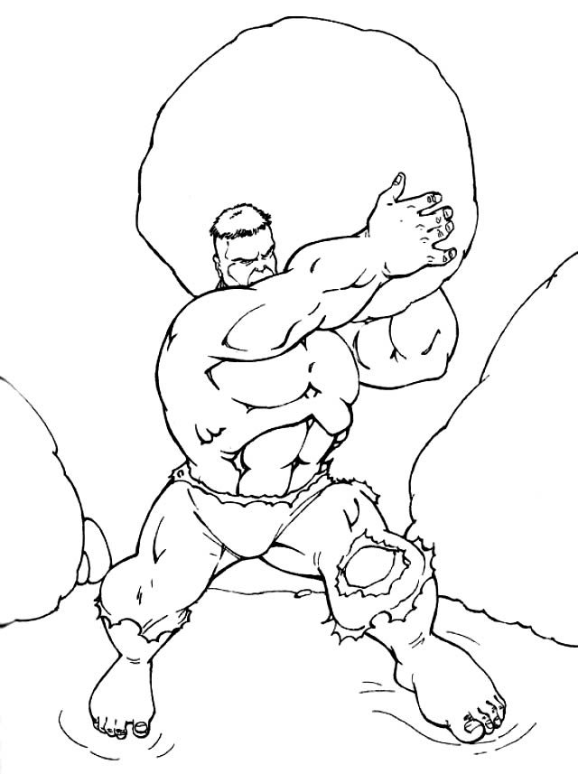 desenhos de hulk para colorir 4