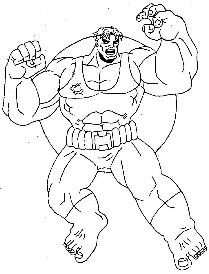 desenhos de hulk para colorir 5