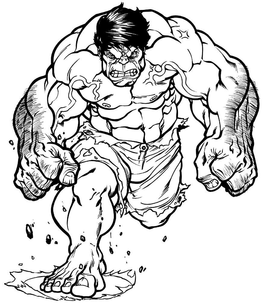 desenhos de hulk para colorir 7