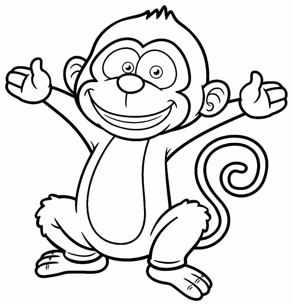 desenhos de macaco para colorir 20 desenhos de macaco para colorir 20
