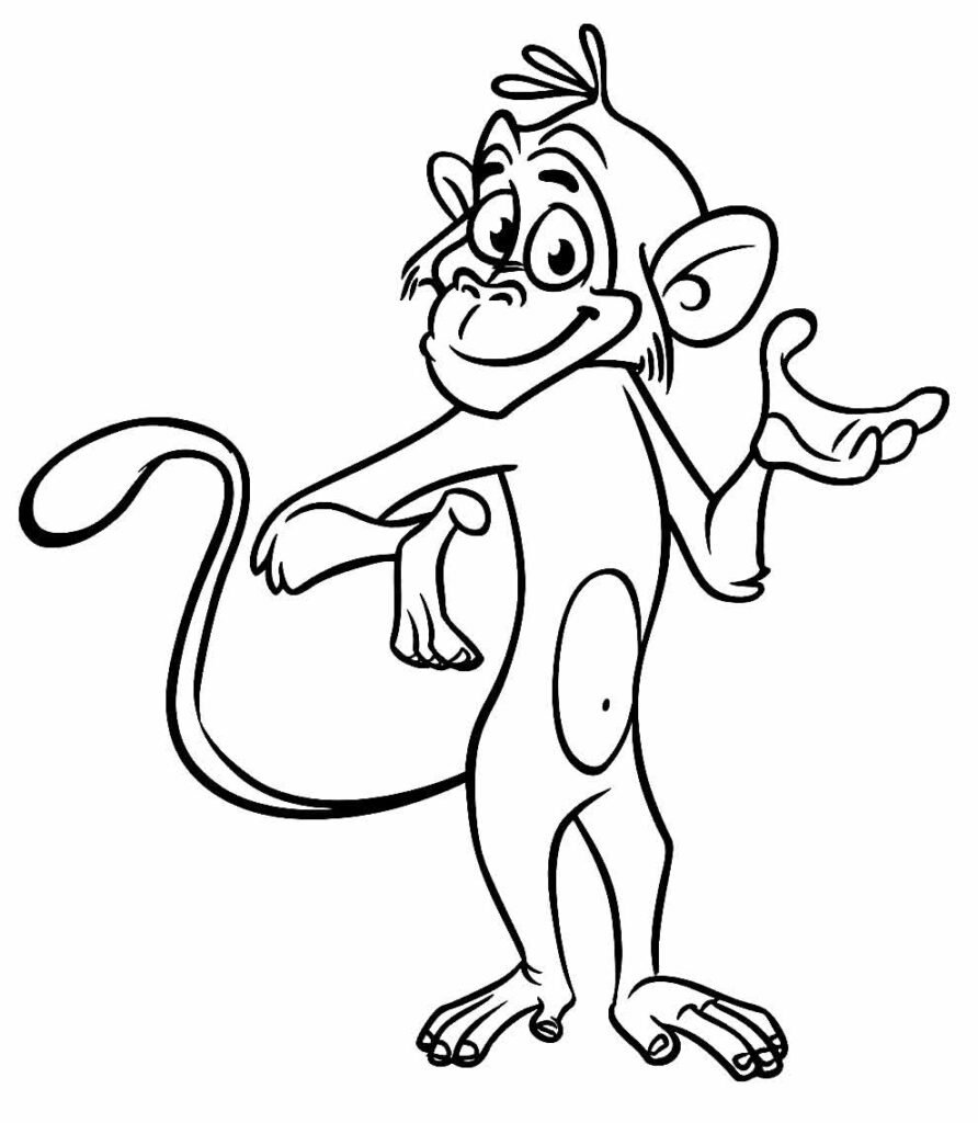 desenhos de macaco para colorir 22 desenhos de macaco para colorir 22