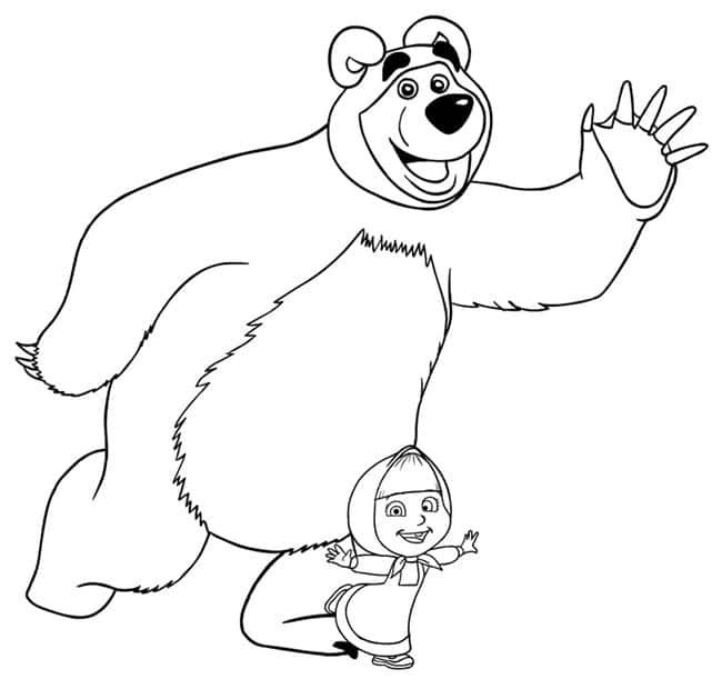 desenhos de masha e o urso 7