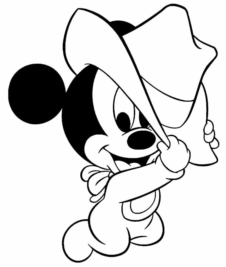 desenhos de mickey mouse para colorir 1