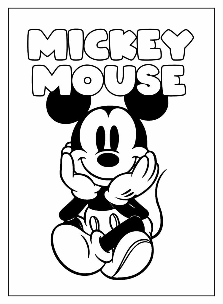 desenhos de mickey mouse para colorir 29