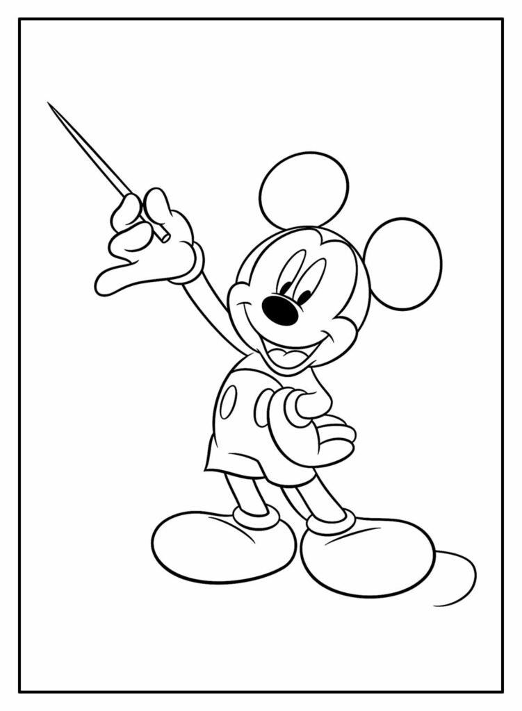 desenhos de mickey mouse para colorir 34