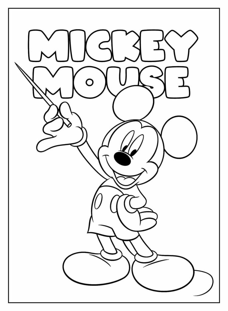 desenhos de mickey mouse para colorir 35
