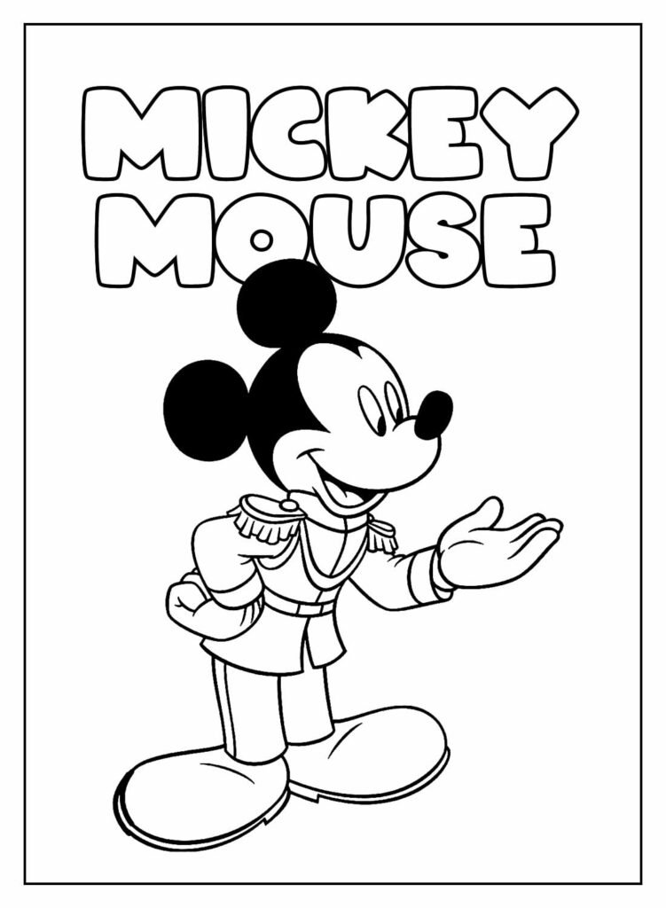 desenhos de mickey mouse para colorir 38