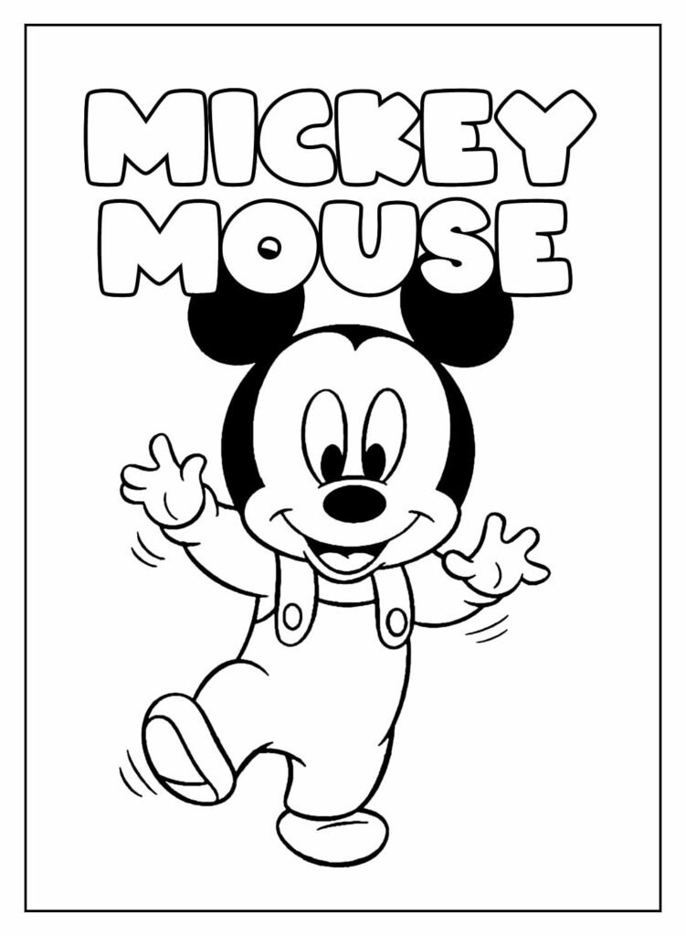 desenhos de mickey mouse para colorir 41