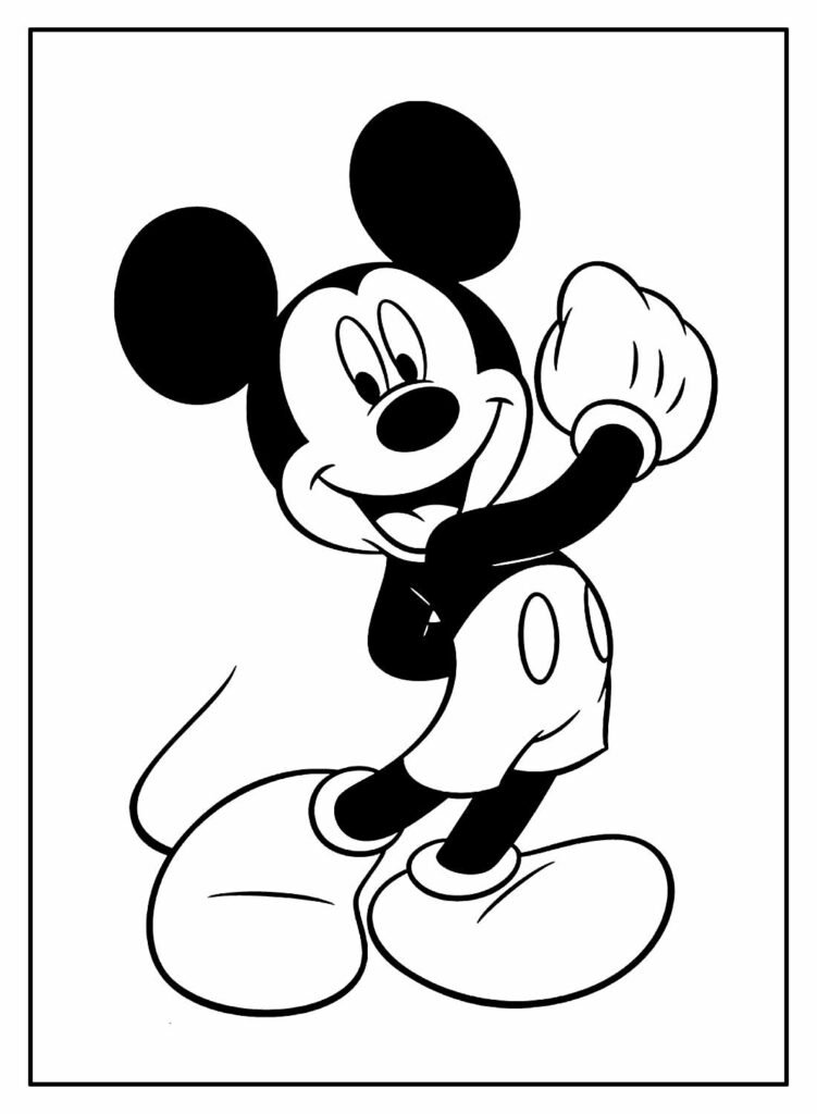 desenhos de mickey mouse para colorir 51