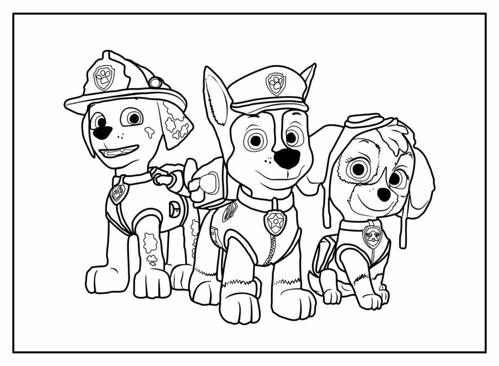 desenhos de patrulha canina 4