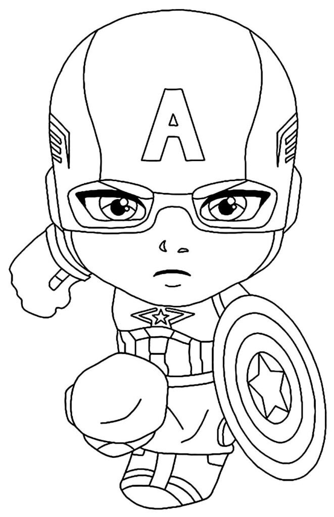 desenhos do capitao america 10