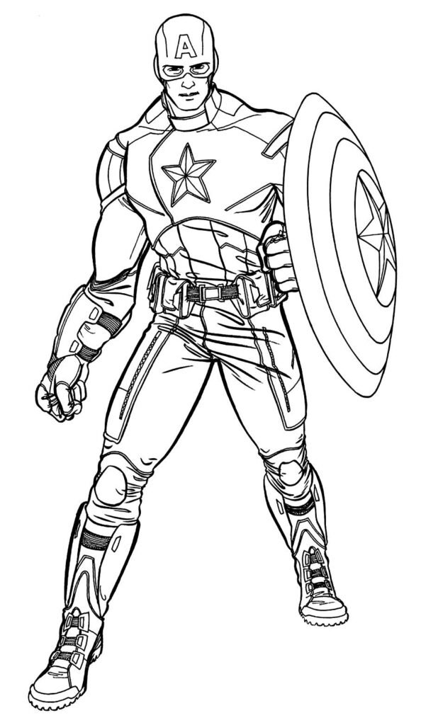 desenhos do capitao america 11