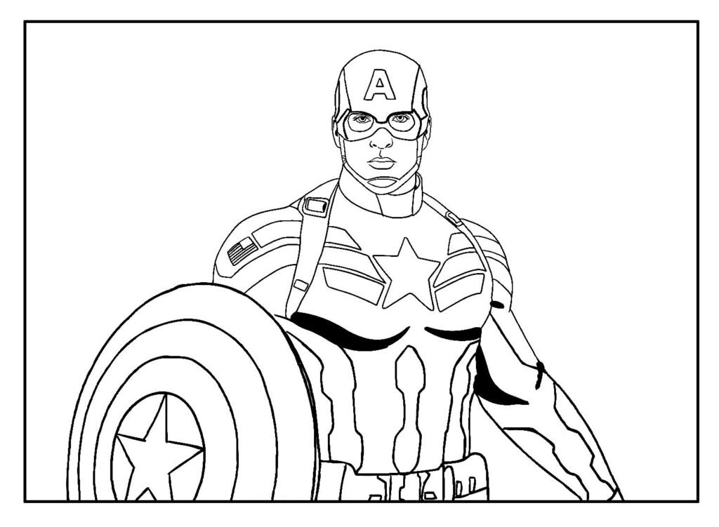 desenhos do capitao america 17