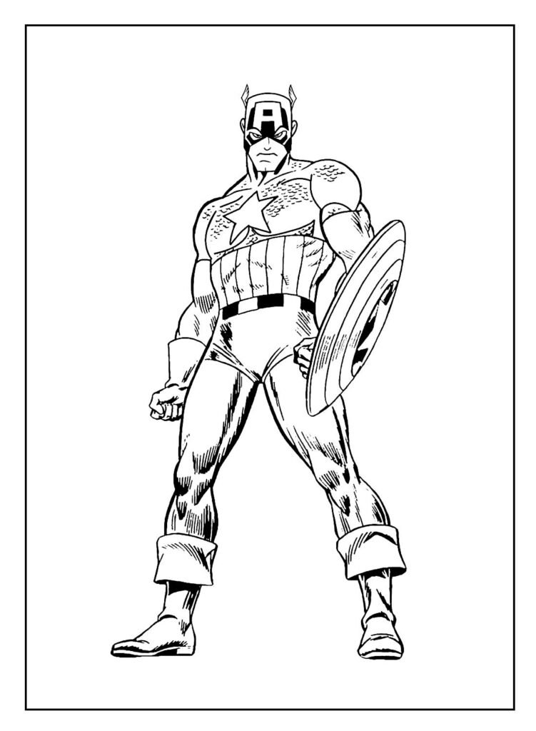 desenhos do capitao america 19