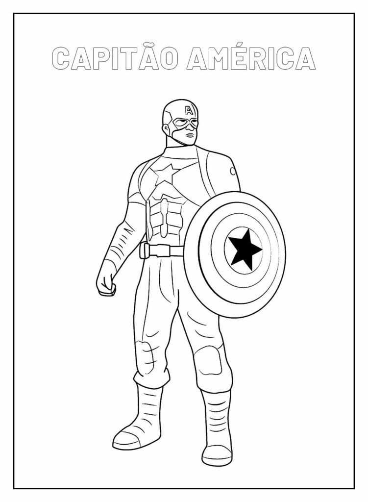 desenhos do capitao america 25