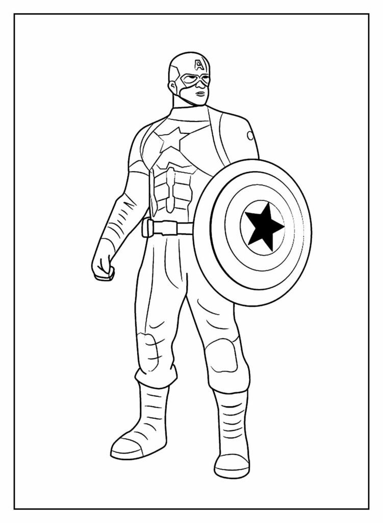 desenhos do capitao america 26