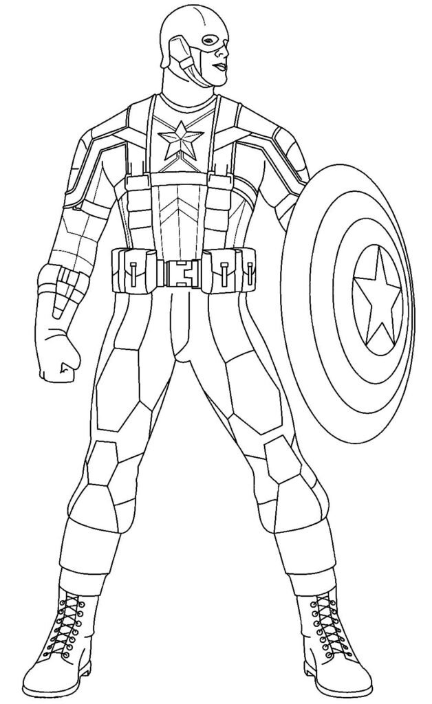 desenhos do capitao america 4