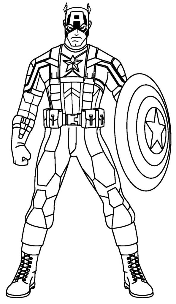 desenhos do capitao america 8