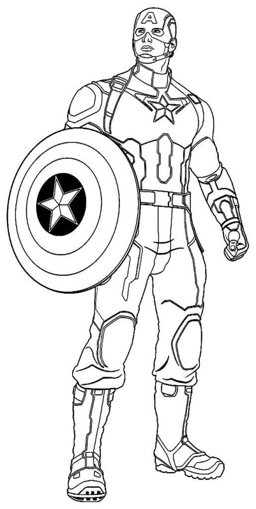 desenhos do capitao america 9