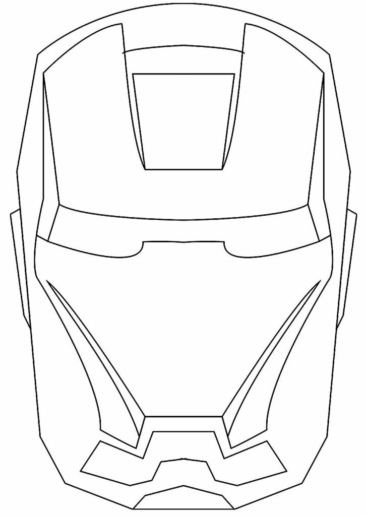 desenhos do homem de ferro para colorir e pintar 64