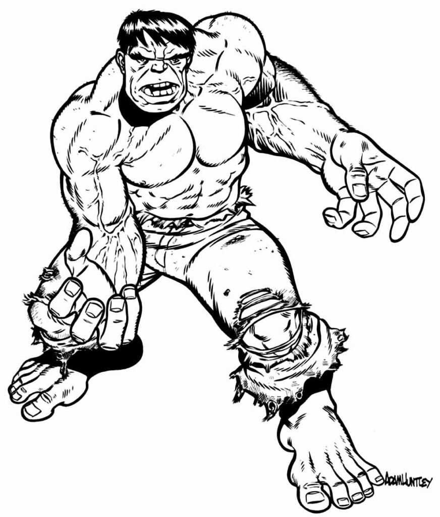 desenhos do hulk para colorir 25