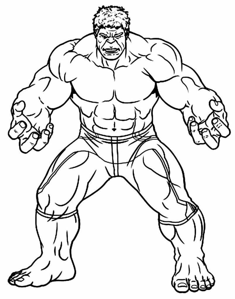 desenhos do hulk para colorir 3