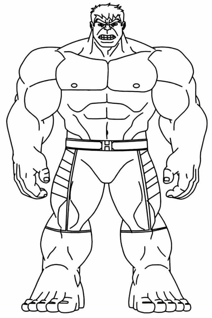 desenhos do hulk para colorir 4