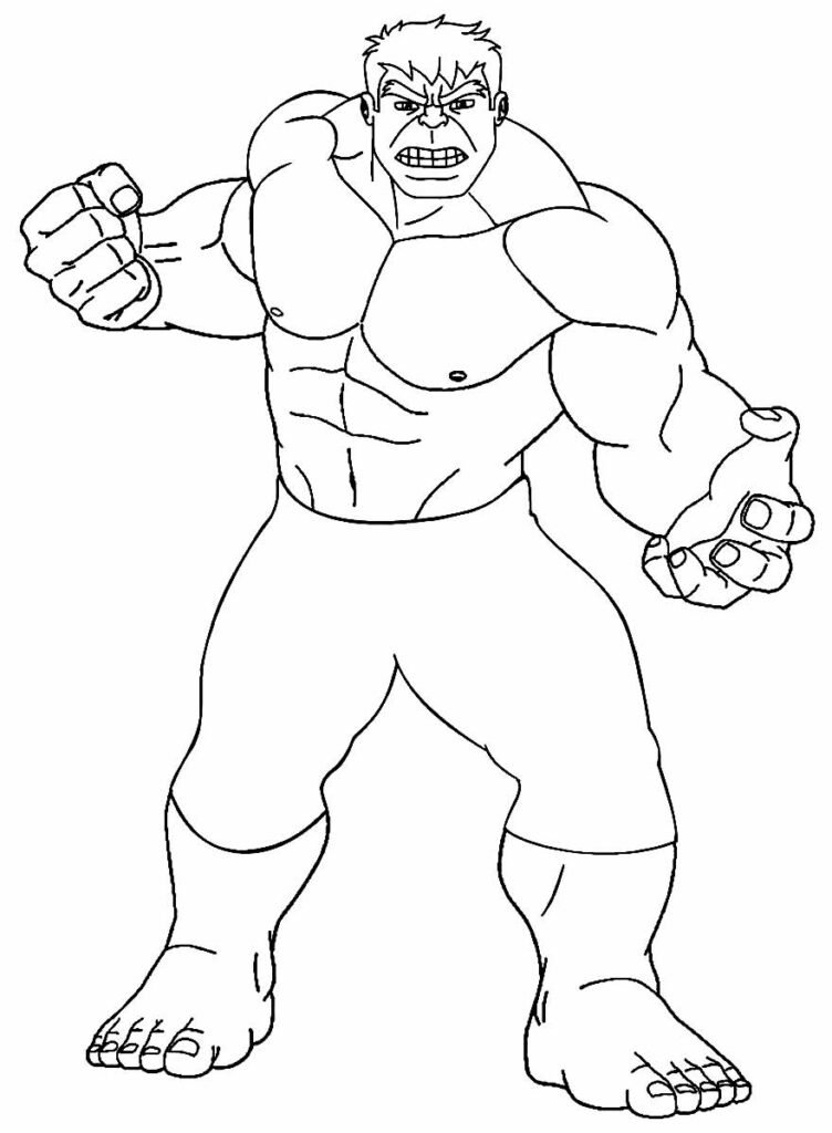 desenhos do hulk para colorir 6