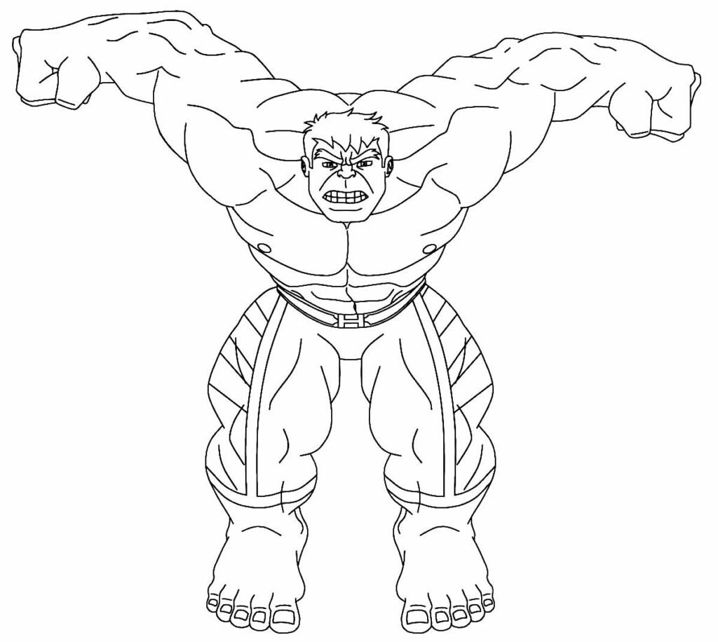 desenhos do hulk para colorir 8