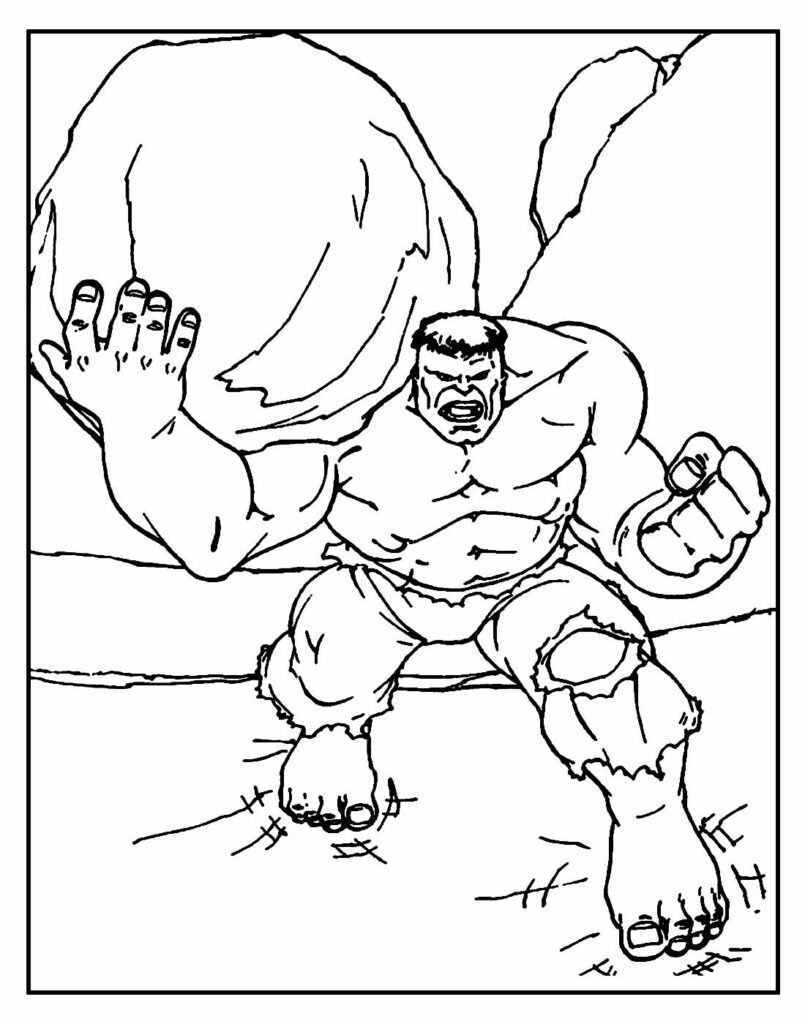 desenhos do hulk para colorir 9