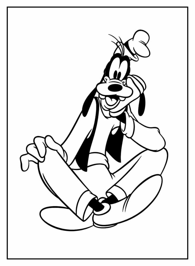 desenhos do pateta para colorir 12