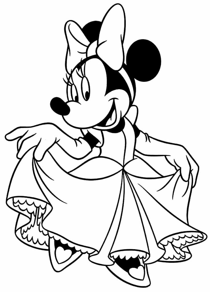 desenhos minnie 3