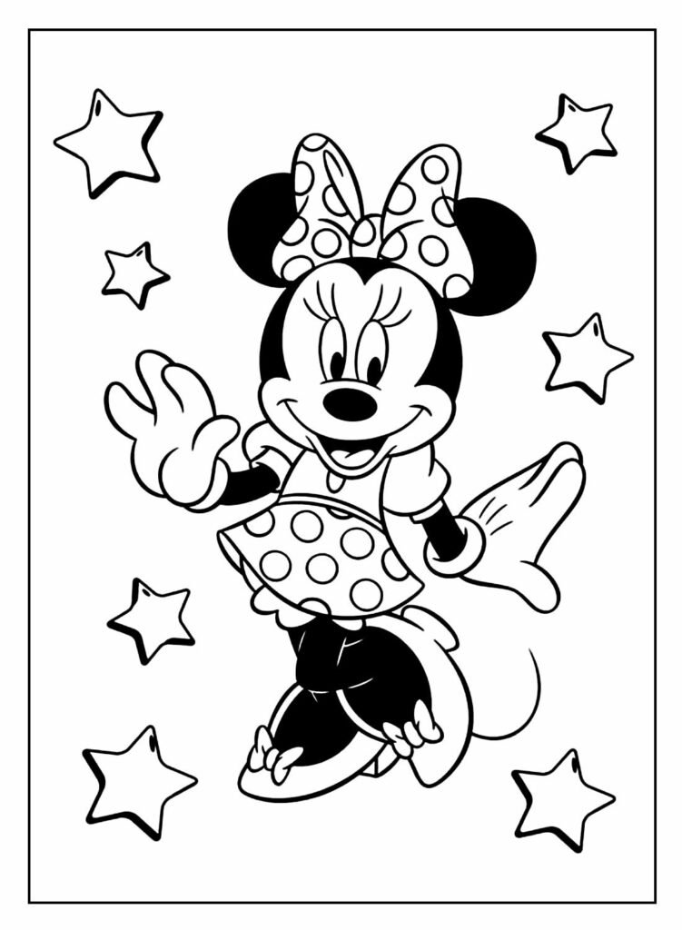 desenhos para colorir da minnie 11