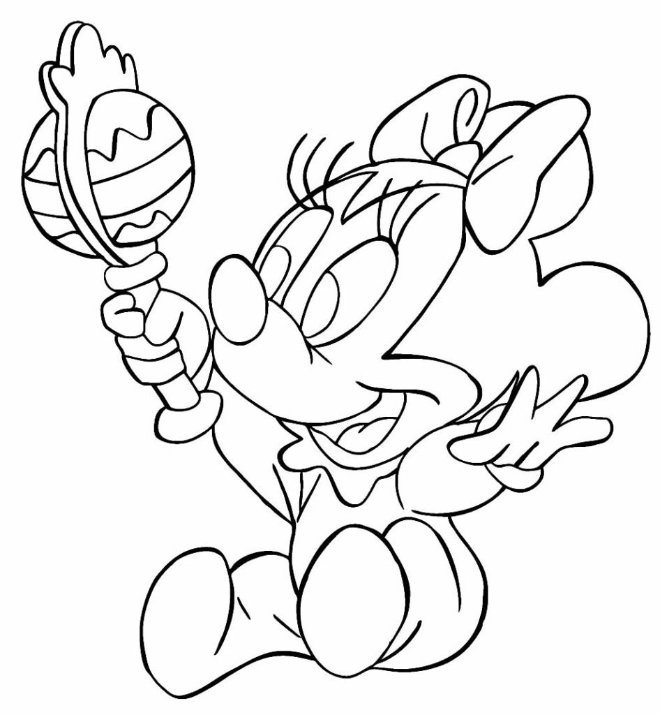 desenhos para colorir da minnie 15