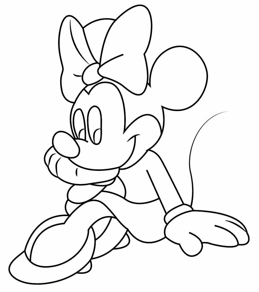 desenhos para colorir da minnie 16