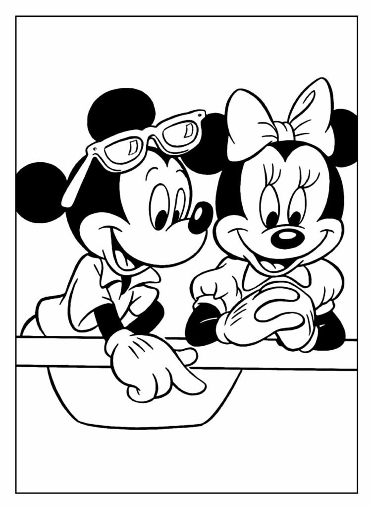 desenhos para colorir da minnie 21