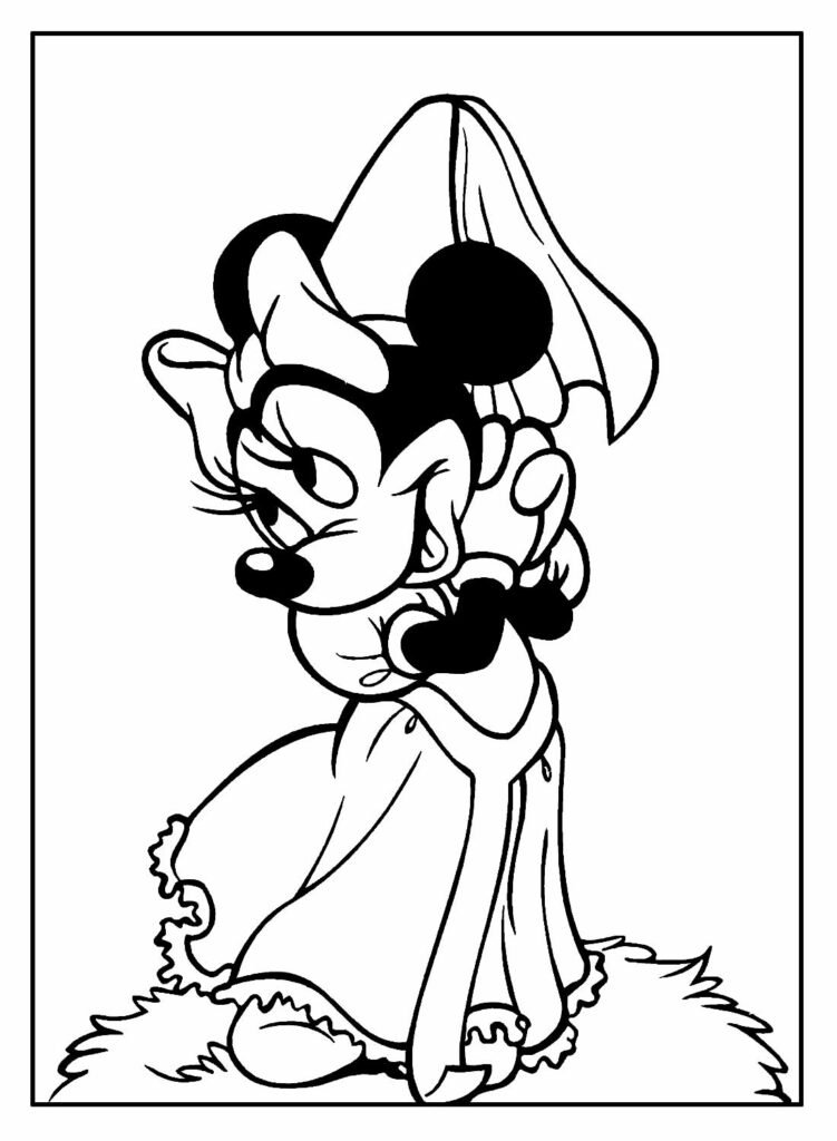 desenhos para colorir da minnie 23