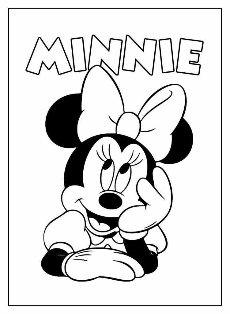 desenhos para colorir da minnie 29