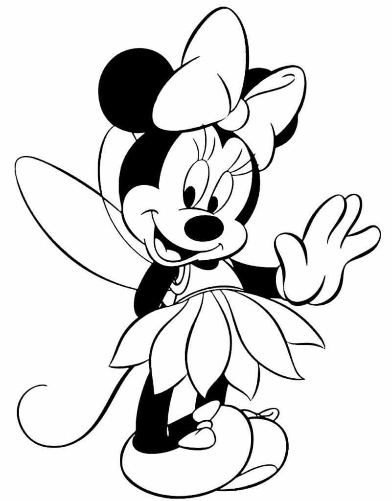 desenhos para colorir da minnie 3