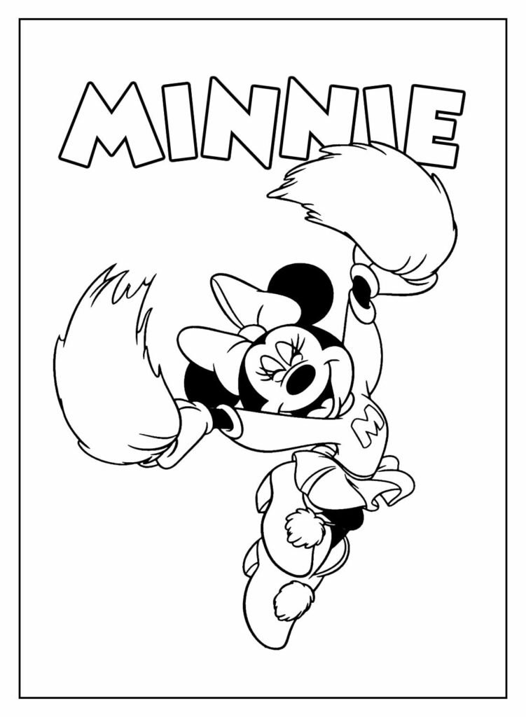 desenhos para colorir da minnie 31