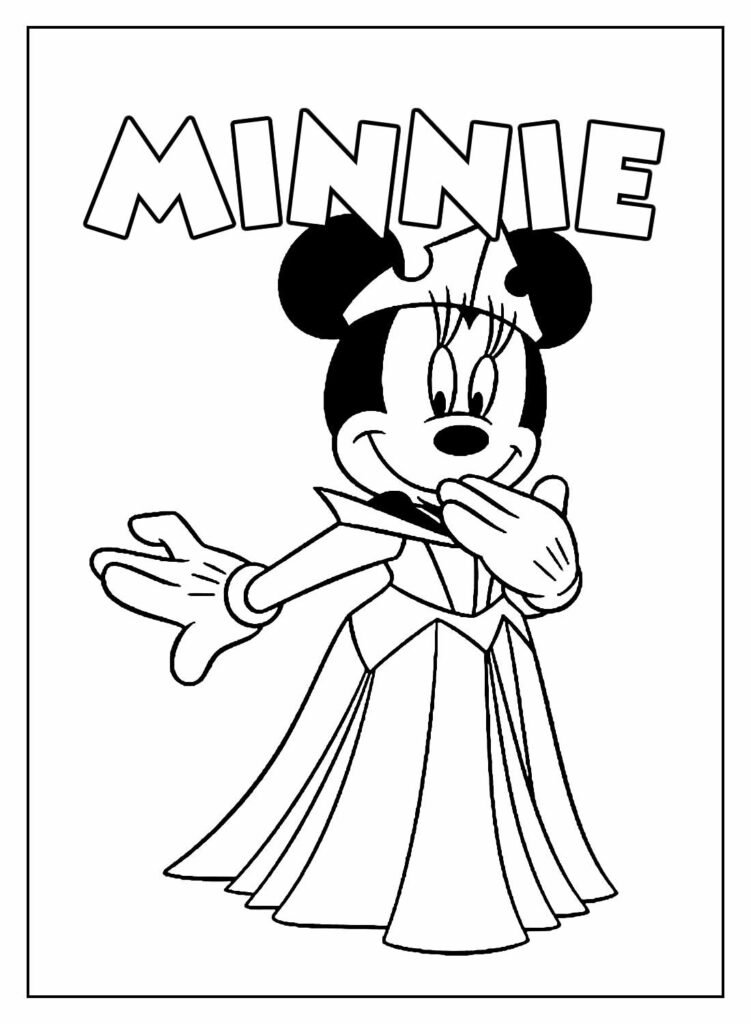 desenhos para colorir da minnie 32