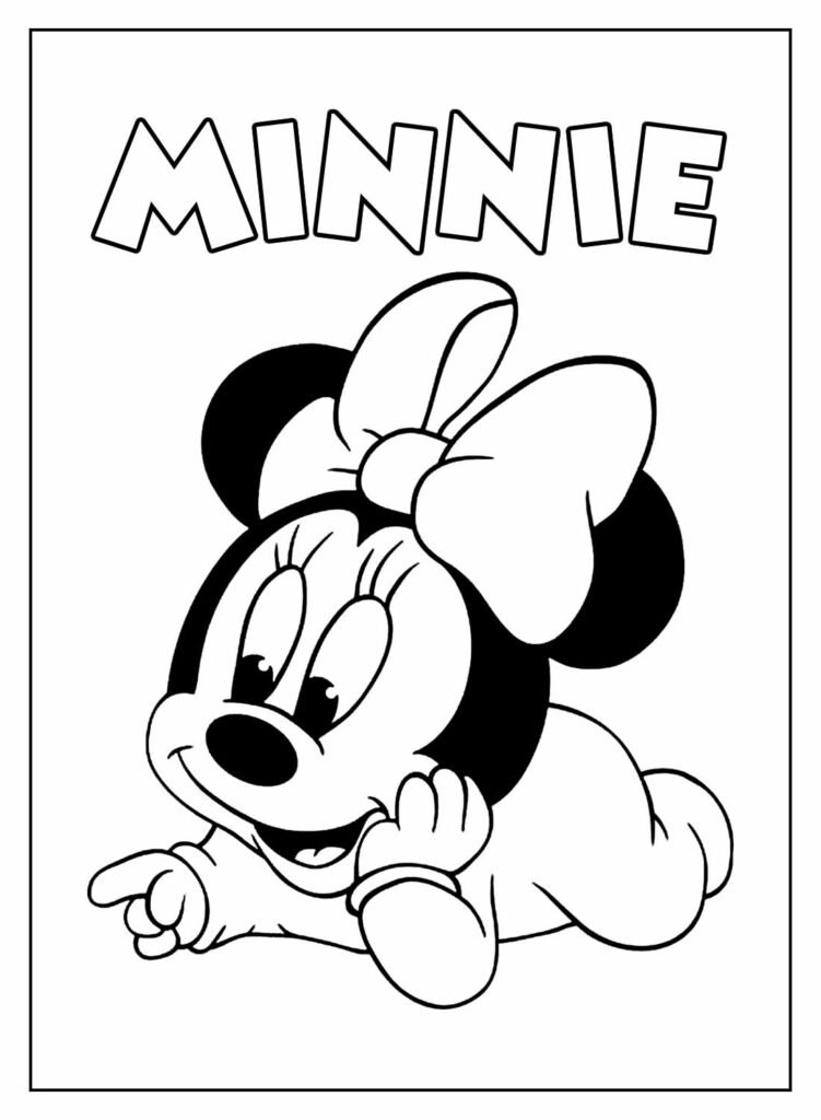 desenhos para colorir da minnie 35